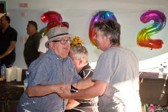 De King with Lifestyler Terry Dwyer